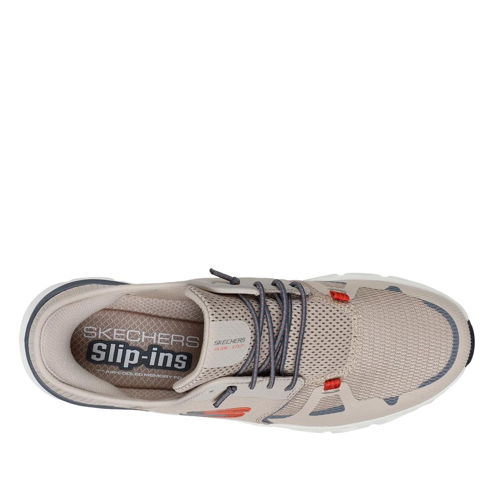 Buty męskie Skechers Slip-ins: Glide-Step Pro 232930TPOR - szare