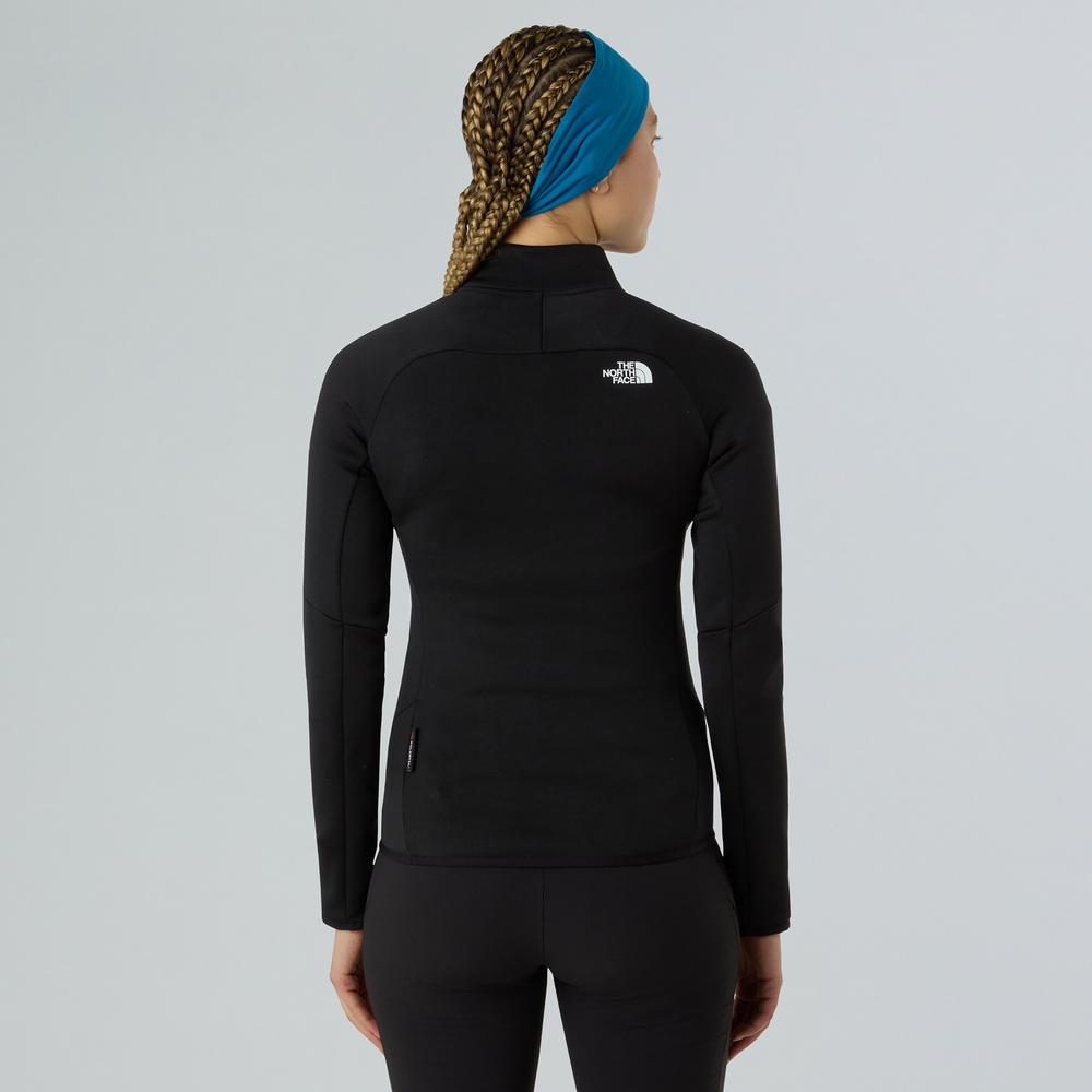 Bluza damska The North Face Meteora 1/4 Zip Fleece 0A8E2SJK31 - czarna