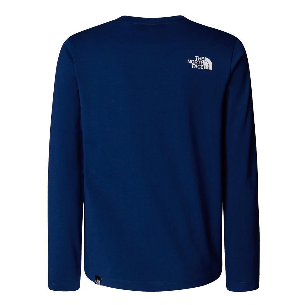 Koszulka dziecięca The North Face Easy 0A89J2D1R1 - granatowa