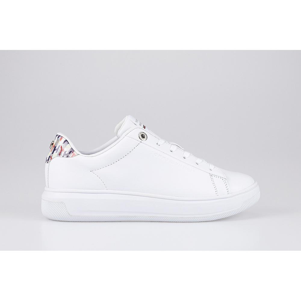 Tommy Hilfiger Monogram Leather Cupsole Trainers > FW0FW05552-YBR