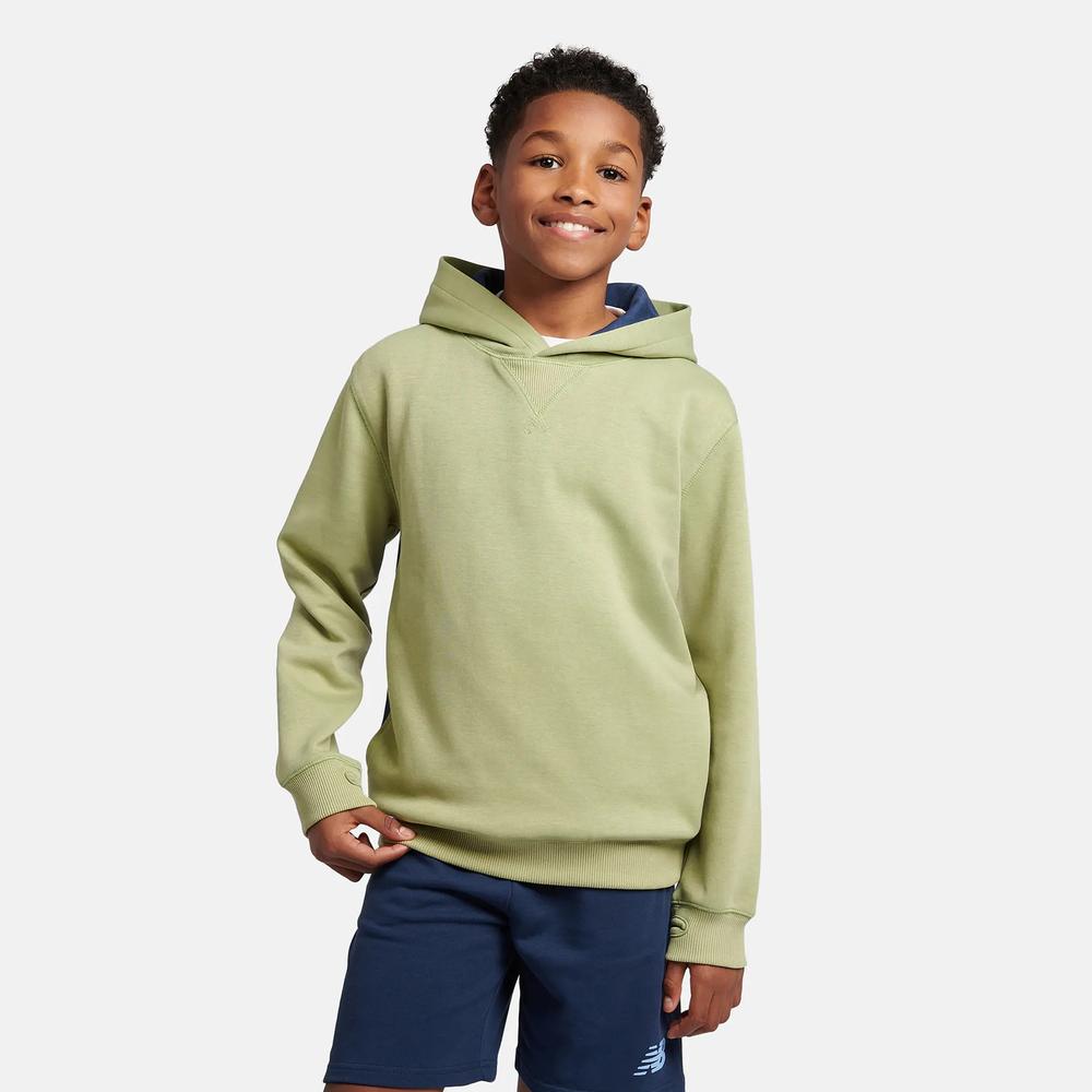 Bluza dziecięca New Balance LAKB0192EEN - zielona