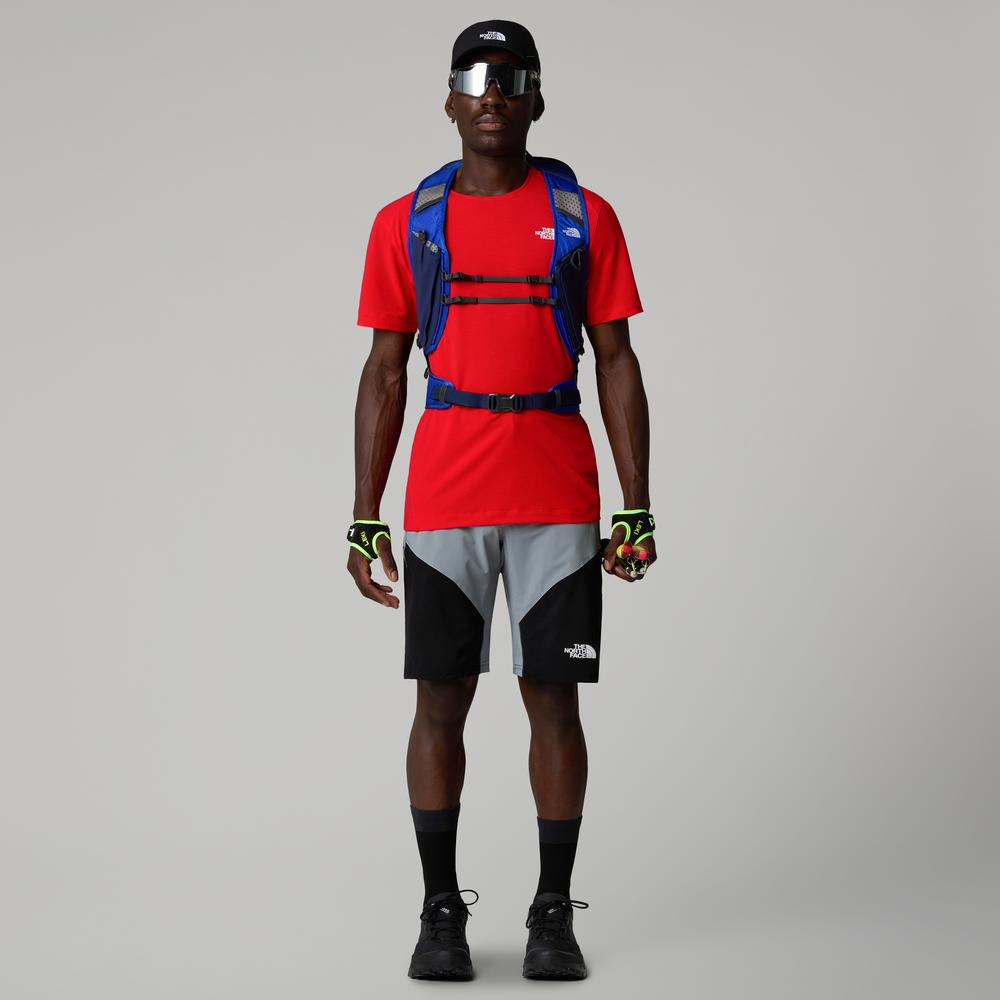 Koszulka męska The North Face Lightning Alpine 0A87H7HCL1 - czerwona
