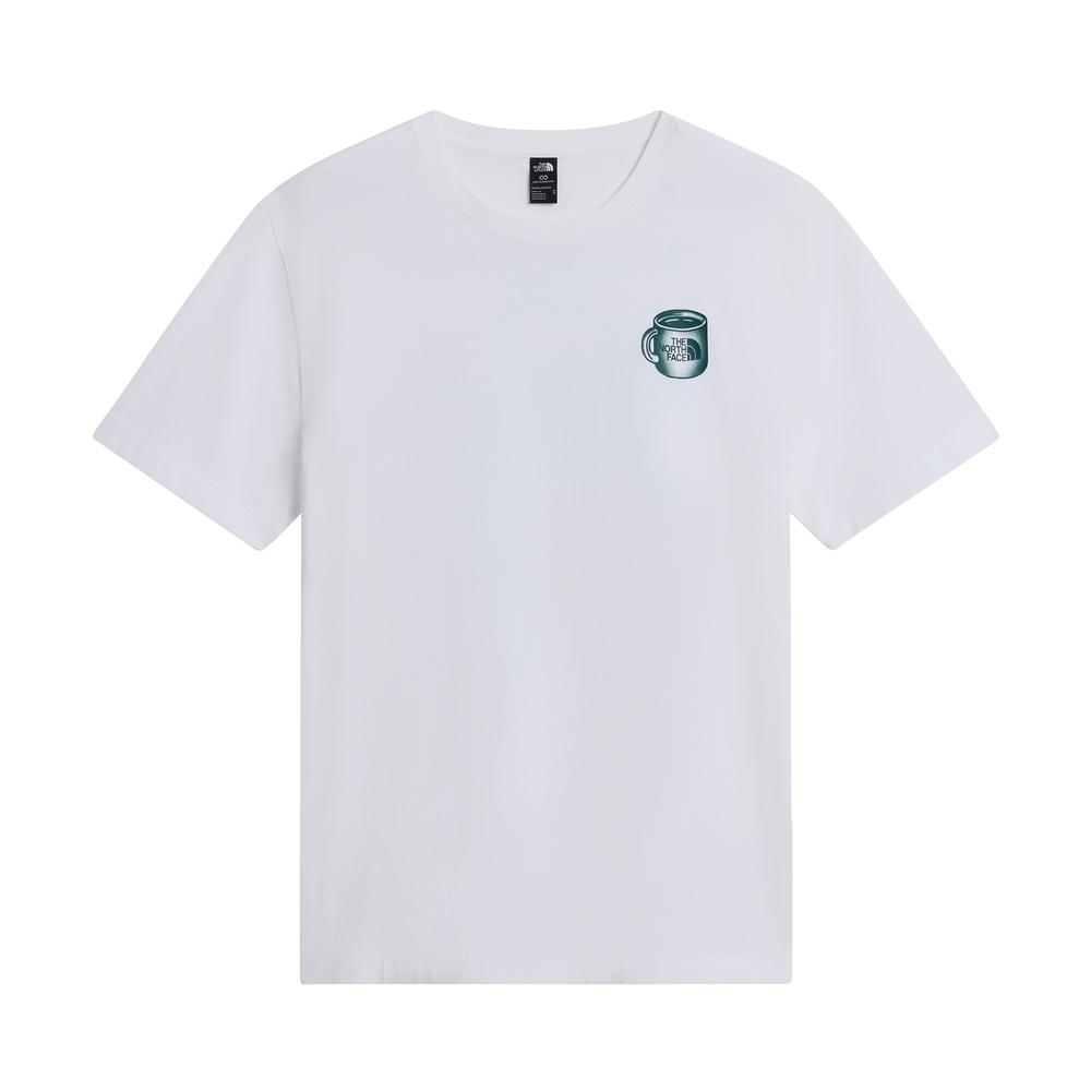 Koszulka męska The North Face Basecamp Barista 0A8JAAVD91 - biała