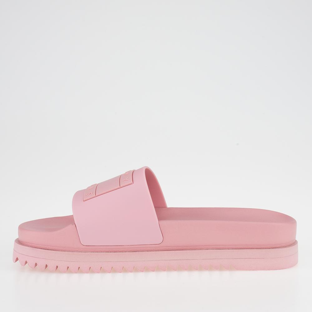 Klapki Tommy Jeans Elevated Flatform EN0EN02110-TH2 - różowe