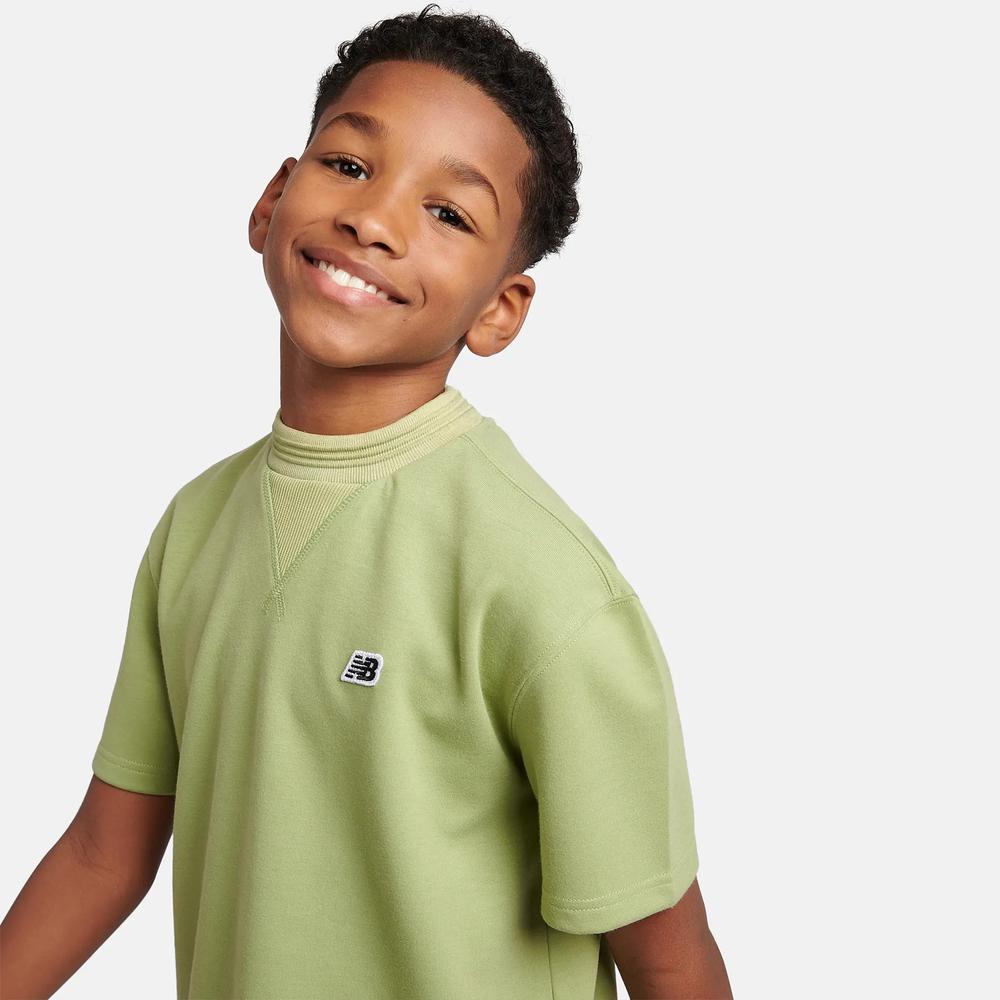 Koszulka dziecięca New Balance LAKB0191EEN - zielona