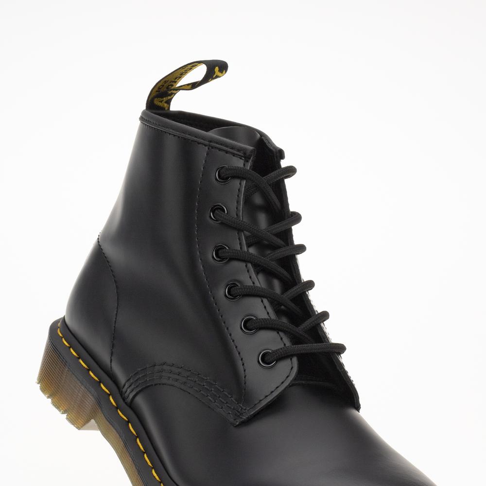 Buty Dr Martens 101 Smooth Leather Lace Up 26230001 - czarne