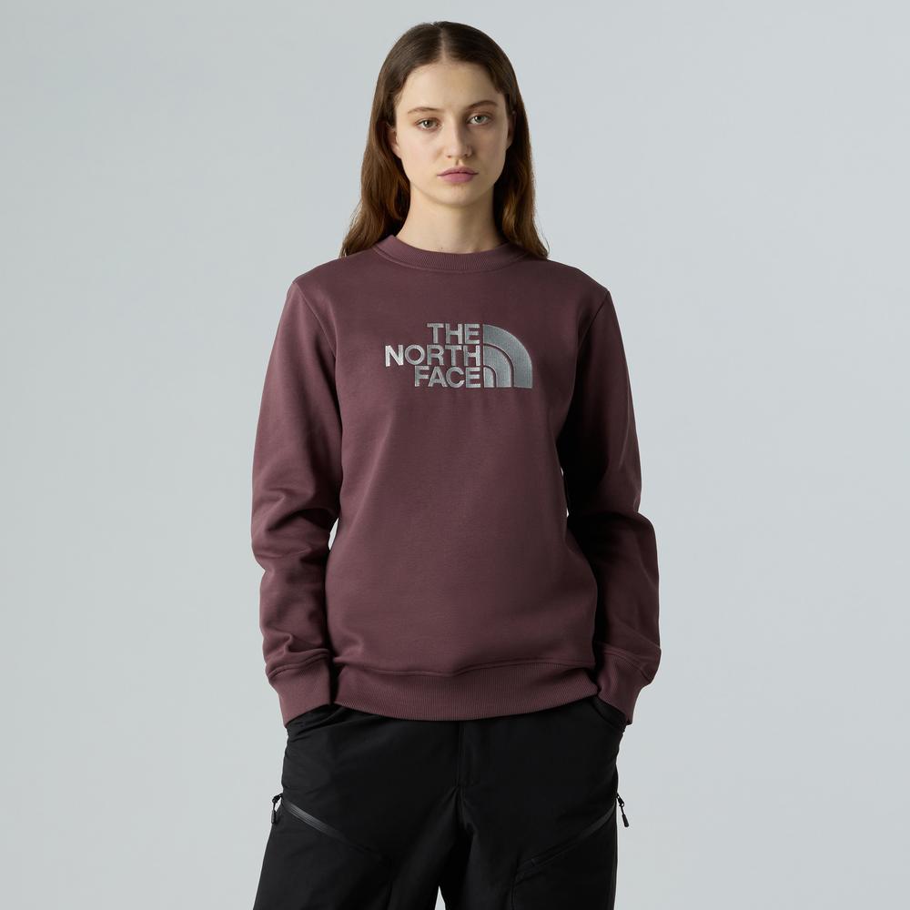 Bluza damska The North Face Drew Peak 0A89EFFAI1 - brązowa