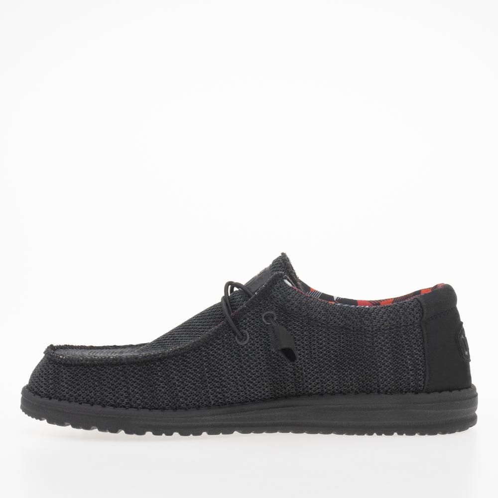 Buty Hey Dude Wally Sox 40019-0XD - czarne