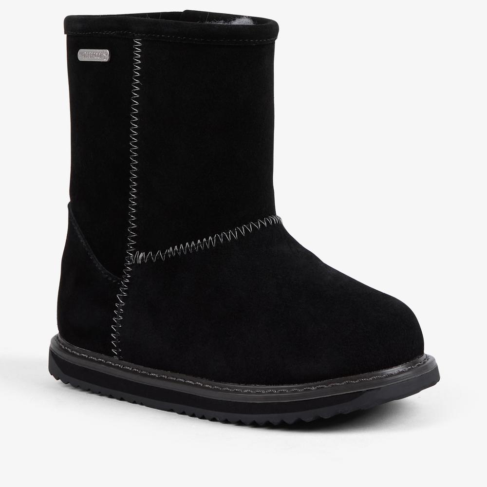 Buty dziecięce Emu Australia Brumby LO 2.0 K13225BLAK - czarne