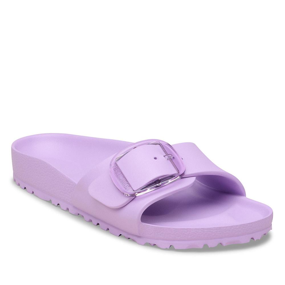 Klapki damskie Birkenstock Madrid Big Buckle 1031257 - fioletowe