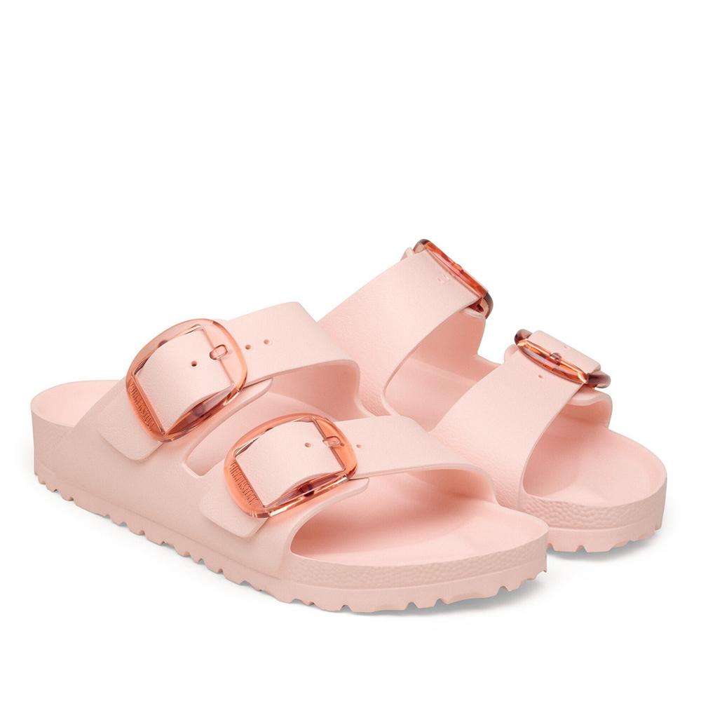 Klapki damskie Birkenstock Arizona Big Buckle 1031283 - różowe