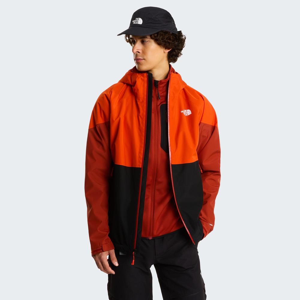 Kurtka męska The North Face Lightning Zip-In 0A87GNMOF1 - czerwono-czarna