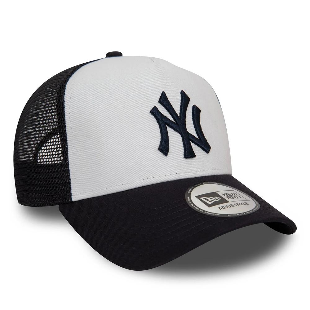 Czapka New Era Team Block Trucker New York Yankees 12380796 - biało-czarna