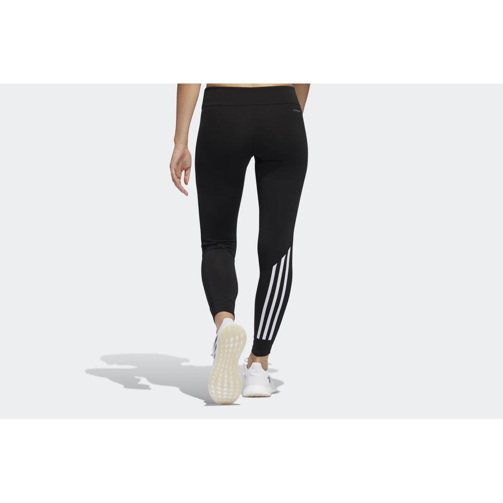 Legginsy adidas Run It 3Stripes 78 Tights ED9305 damskie, czarne