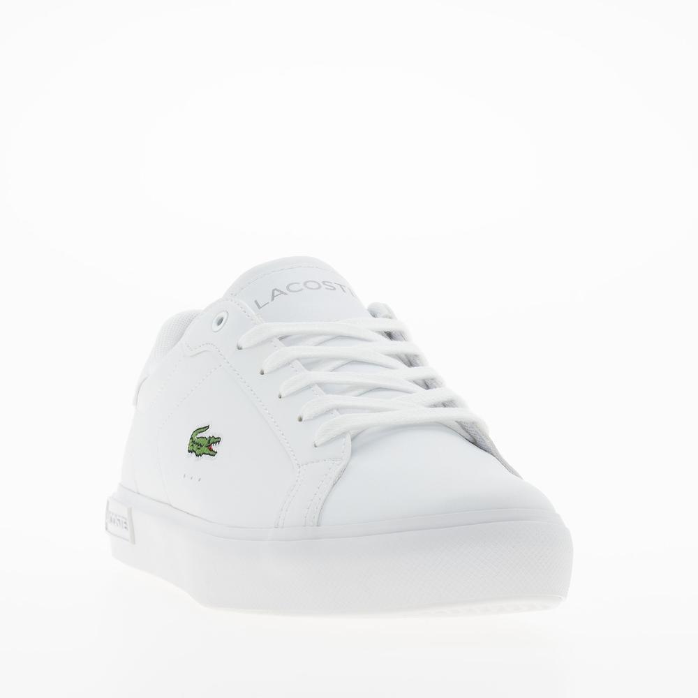 Buty młodzieżowe Lacoste Powercourt 1263 SUJ 751SUJ0003-21G - białe