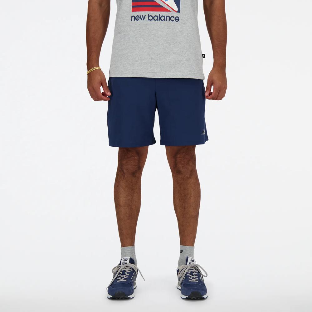 Spodenki męskie New Balance MS41232NNY - granatowe