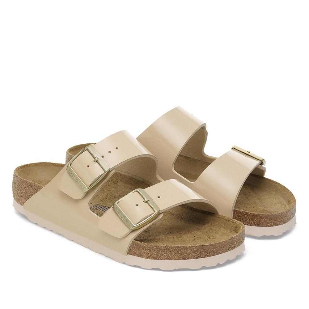 Klapki damskie Birkenstock Arizona BF 1013070 - beżowe