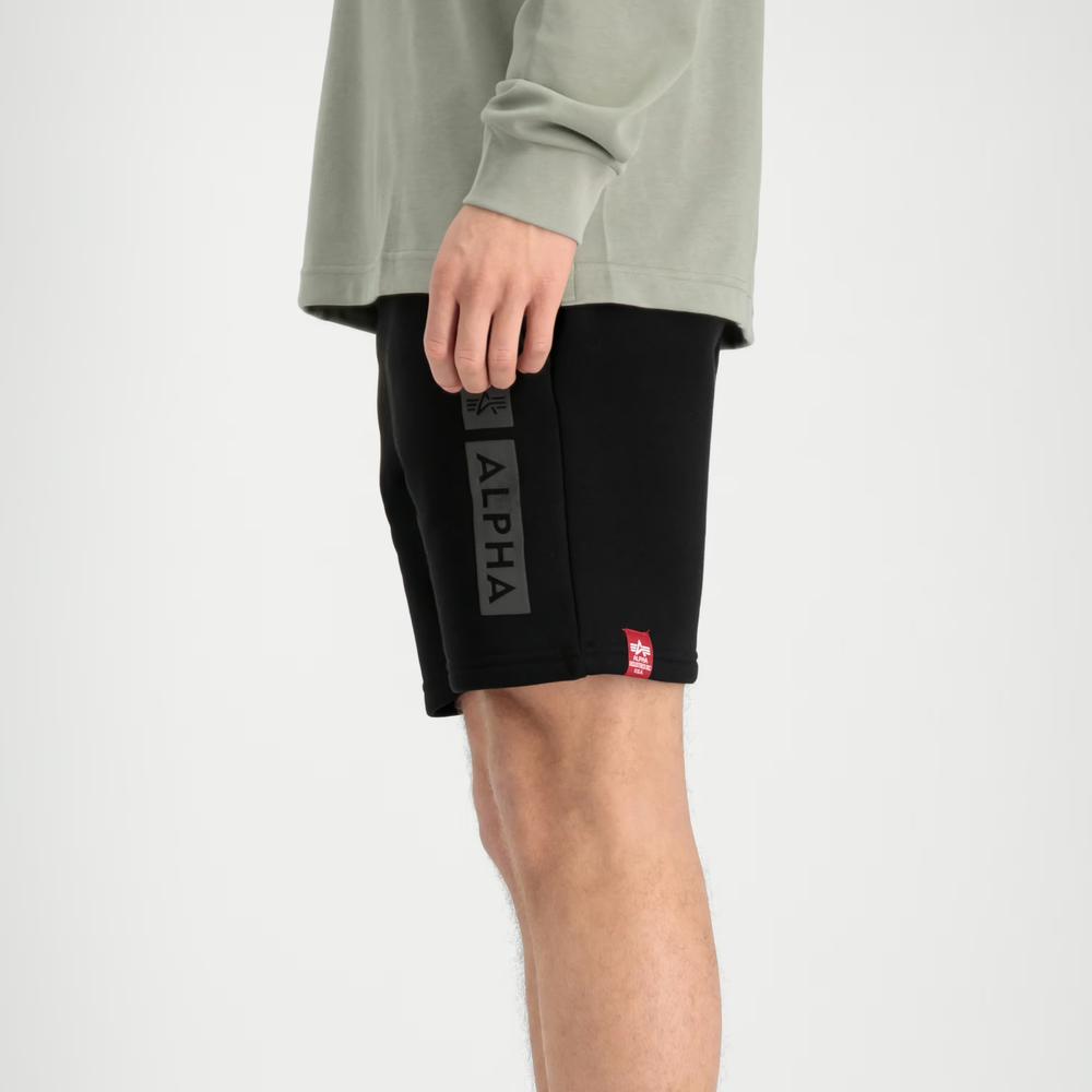 Spodenki męskie Alpha Industries Puff Print 14636503 - czarne