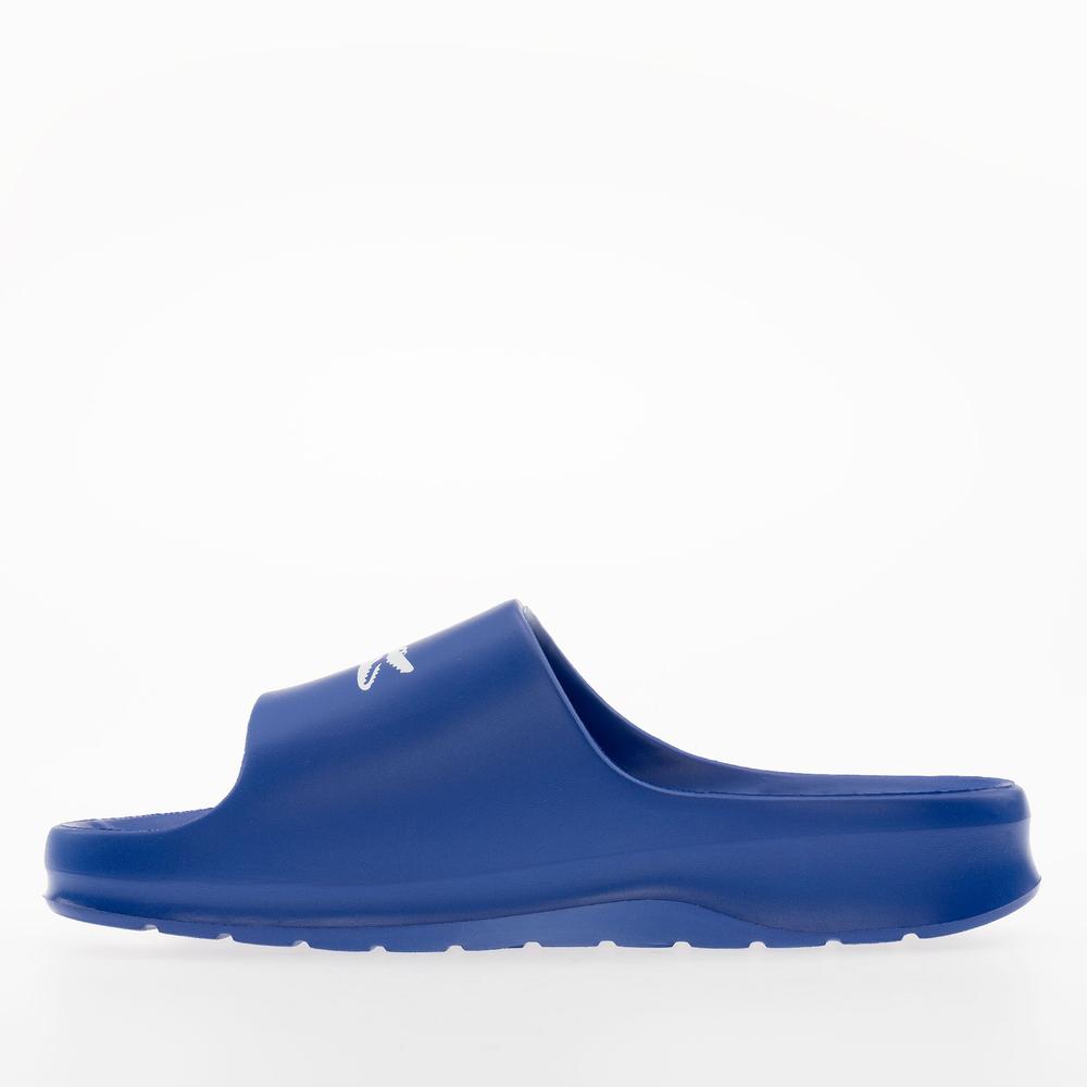 Klapki Lacoste Serve Slide 2.0 749CMA0024-221 - niebieskie