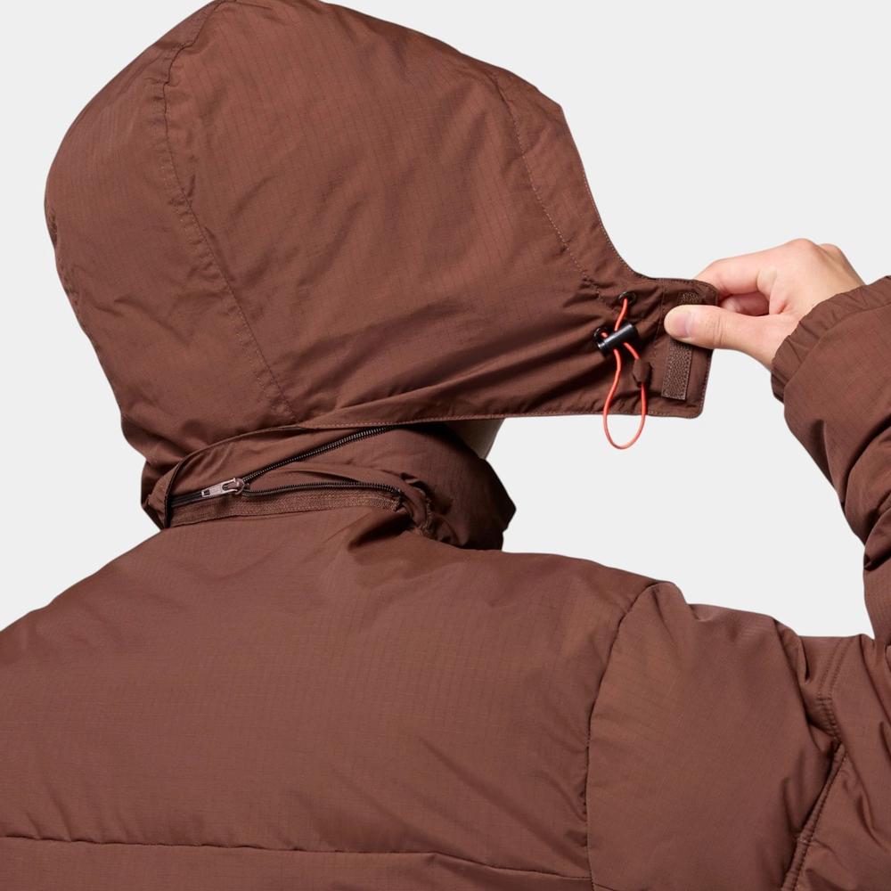 Kurtka męska Columbia Landroamer Hooded Puffer 2088081256 - brązowa