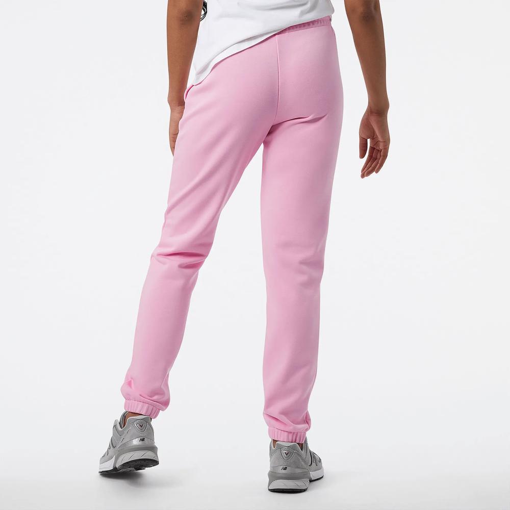 Spodnie New Balance WP23508OTP - różowe