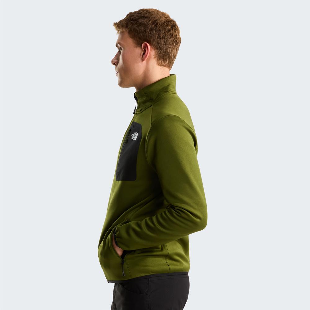 Bluza męska The North Face Crest 0A897CDIW1 - zielona