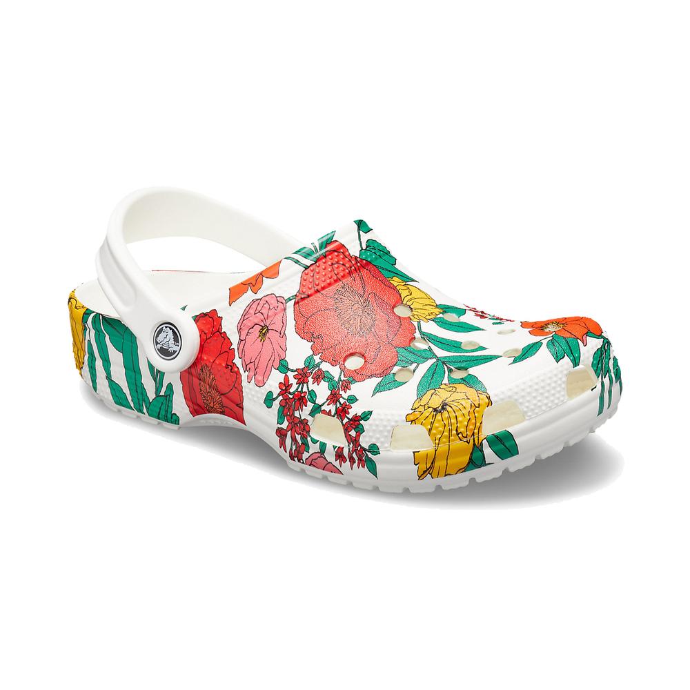 CROCS CLASSIC PRINTED FLORAL CLOG > 206376-10D