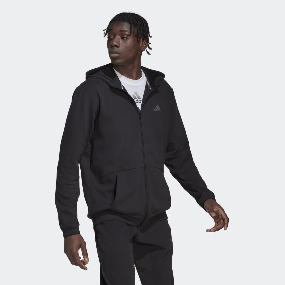 Bluza adidas Aeroready Yoga Full-Zip Hoodie HL2403 - czarna