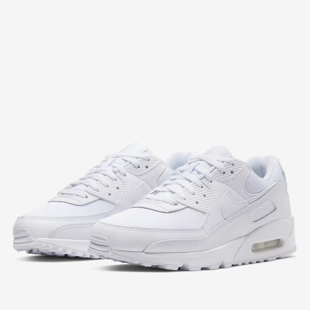 Buty męskie Nike Air Max 90 CN8490-100 - białe