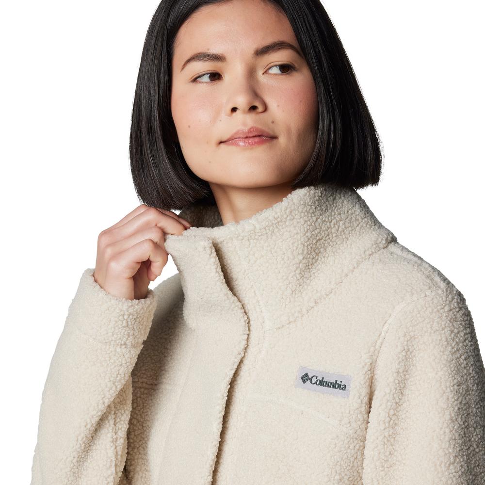 Kurtka damska Columbia Panorama Lon Sherpa Fleece 1862582278 - beżowa