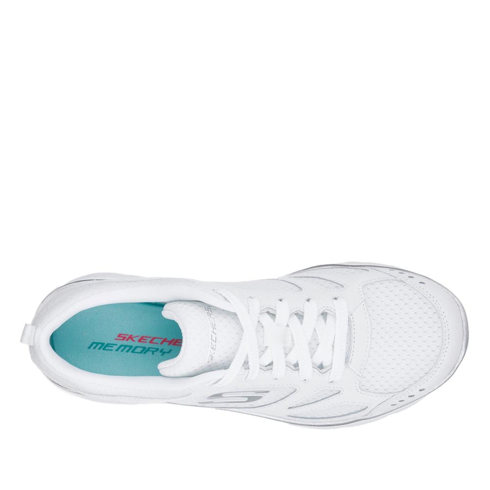 Buty Skechers Summits Suited 12982WSL - białe