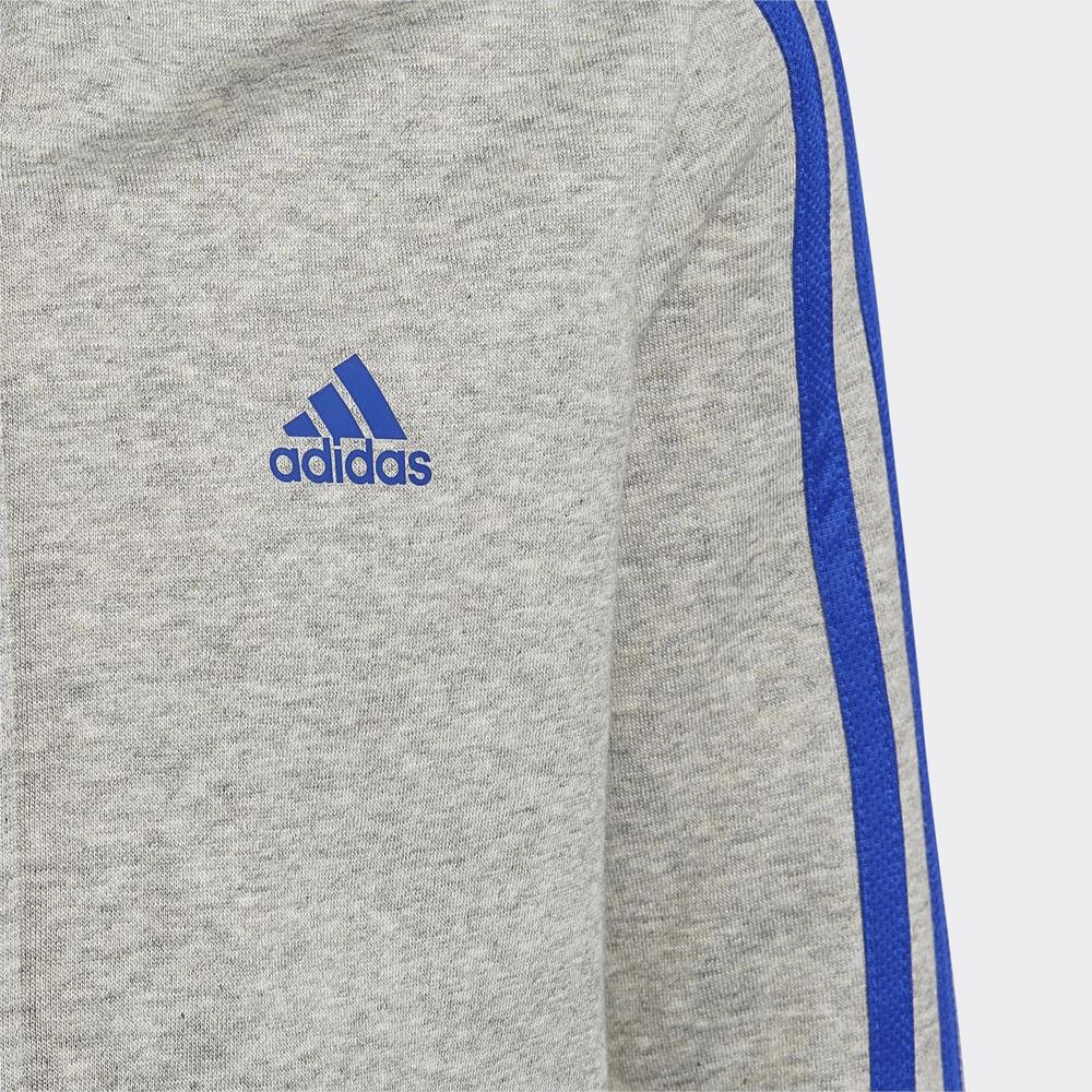 Bluza adidas Essentials 3-Stripes Hoodie HN1915 - szara