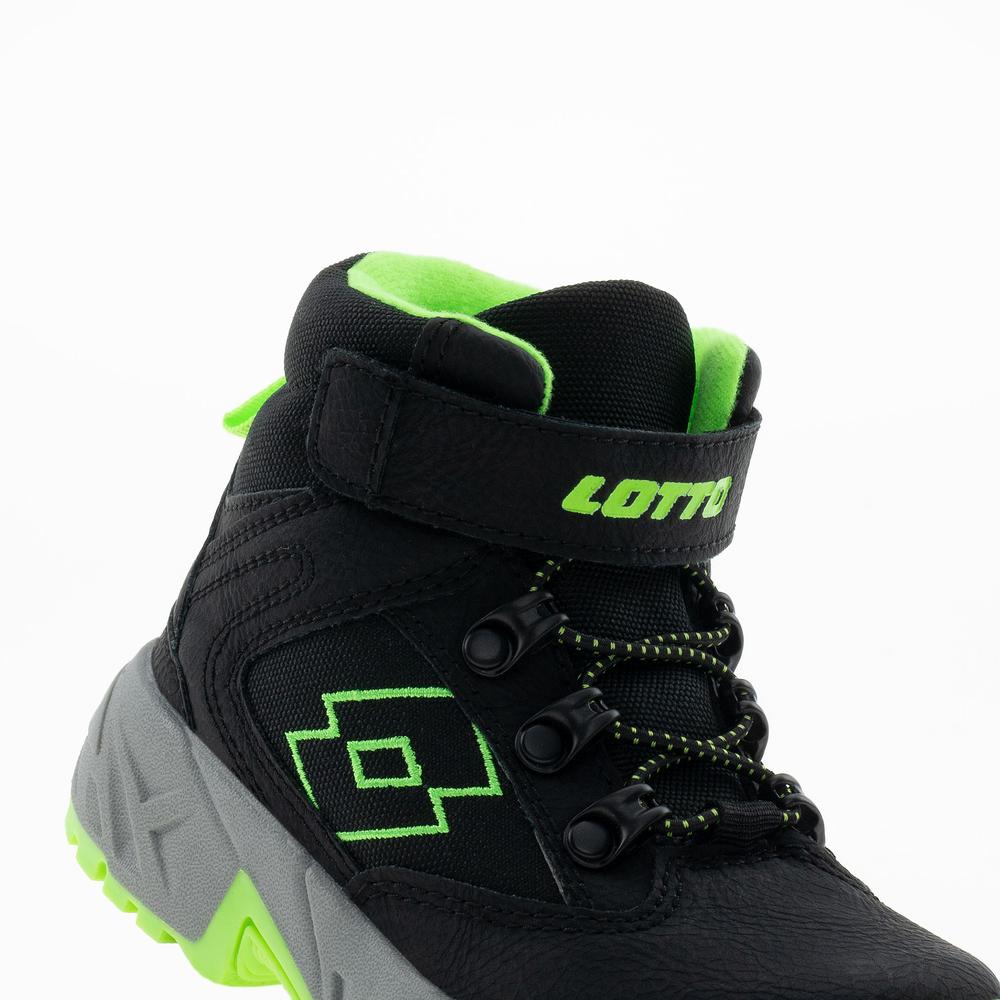 Buty dziecięce Lotto Woodlark Mid 2600440K-1164 - czarne