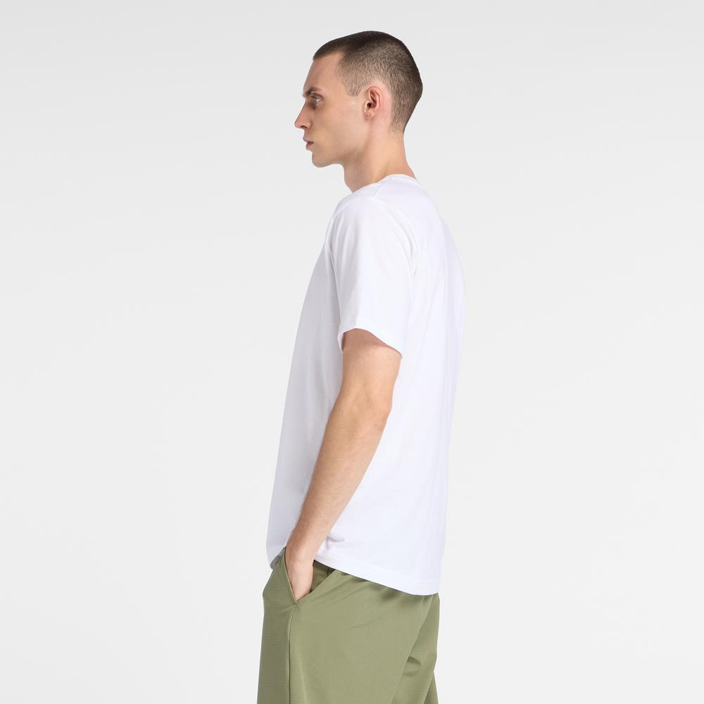 Koszulka męska New Balance MT61H0Z3WT - biała