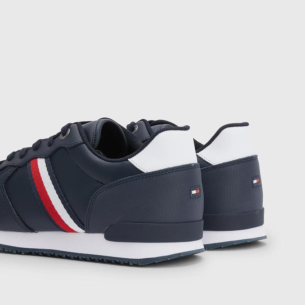 Buty Tommy Hilfiger Iconic Runner Leather FM0FM04281-DW5 - granatowe