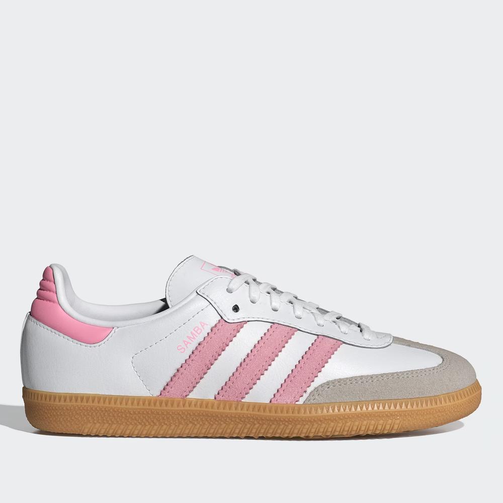 Buty młodzieżowe adidas Originals Samba OG J JQ2018 - białe