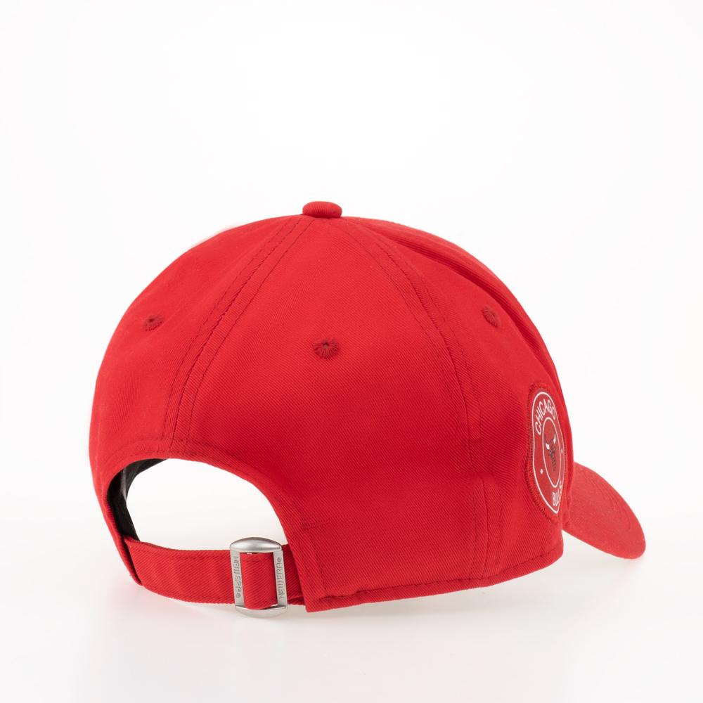 Czapka New Era 9Forty Chicago Bulls Team Side Patch Red Adjustable 60298790 - czerwona