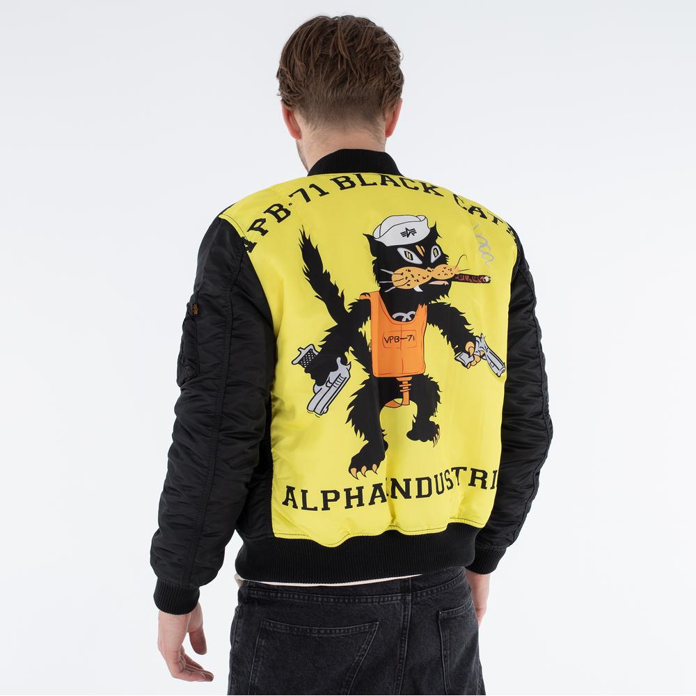 Kurtka Alpha Industries MA-1 VF Fighter Squadron 10810103 - czarna