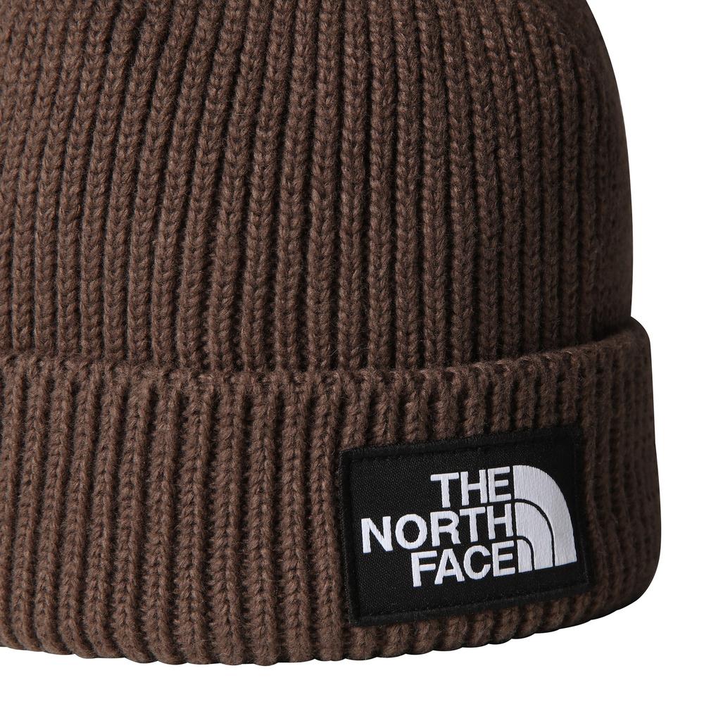 Czapka unisex The North Face Logo Box Beanie 0A8CHE1OI1 - brązowa