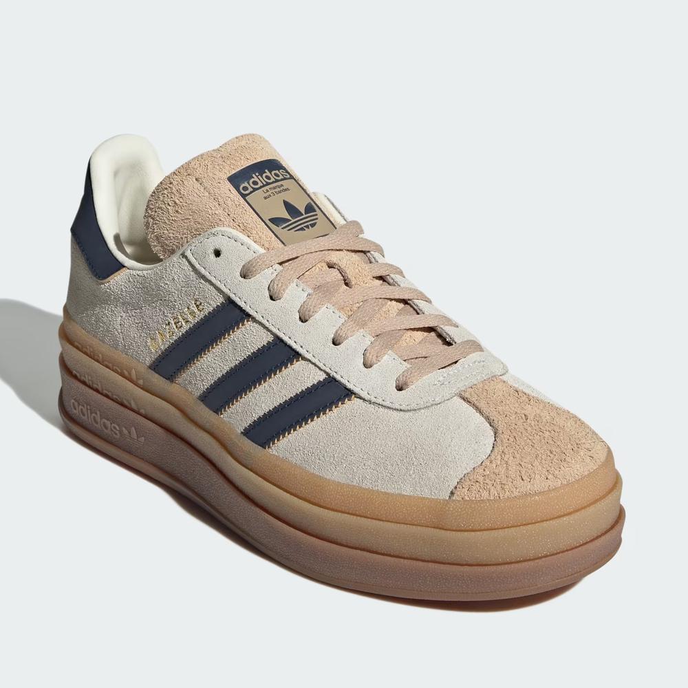 Buty damskie adidas Originals Gazelle Bold JQ5126 - beżowe