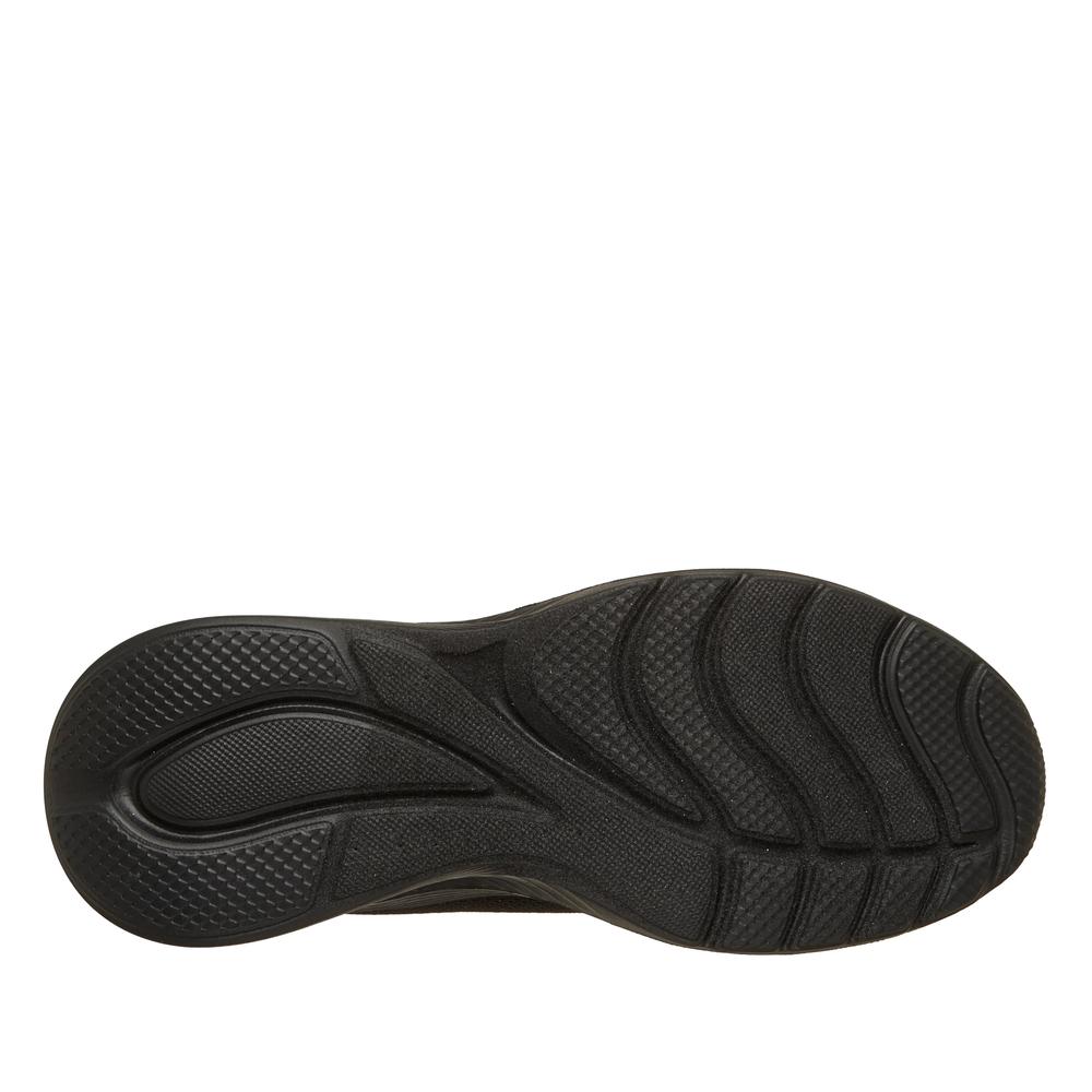 Buty damskie Skechers Bobs Sport Squad Waves Current Look 117679BBK - czarne