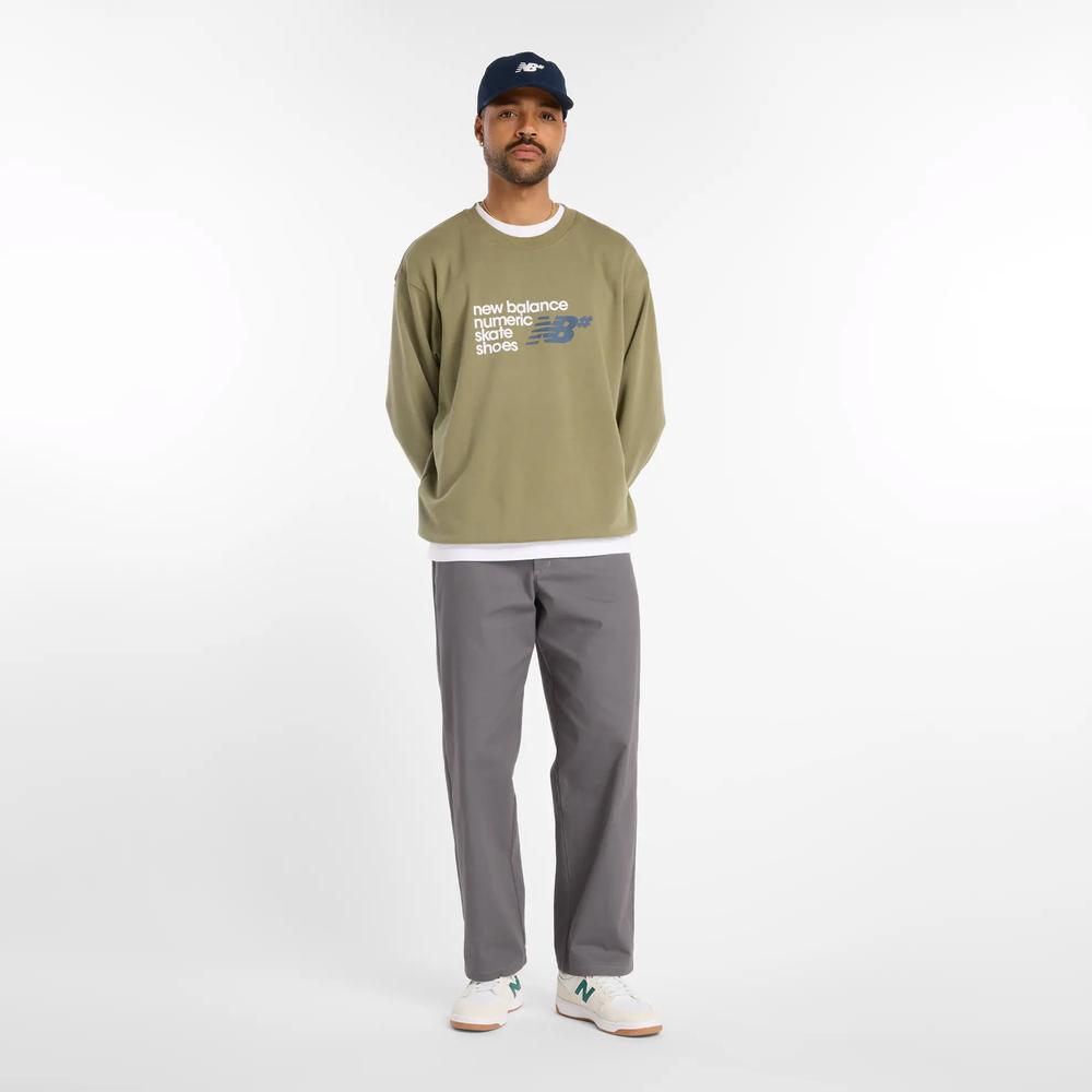 Bluza męska New Balance MT51952DEK - zielona