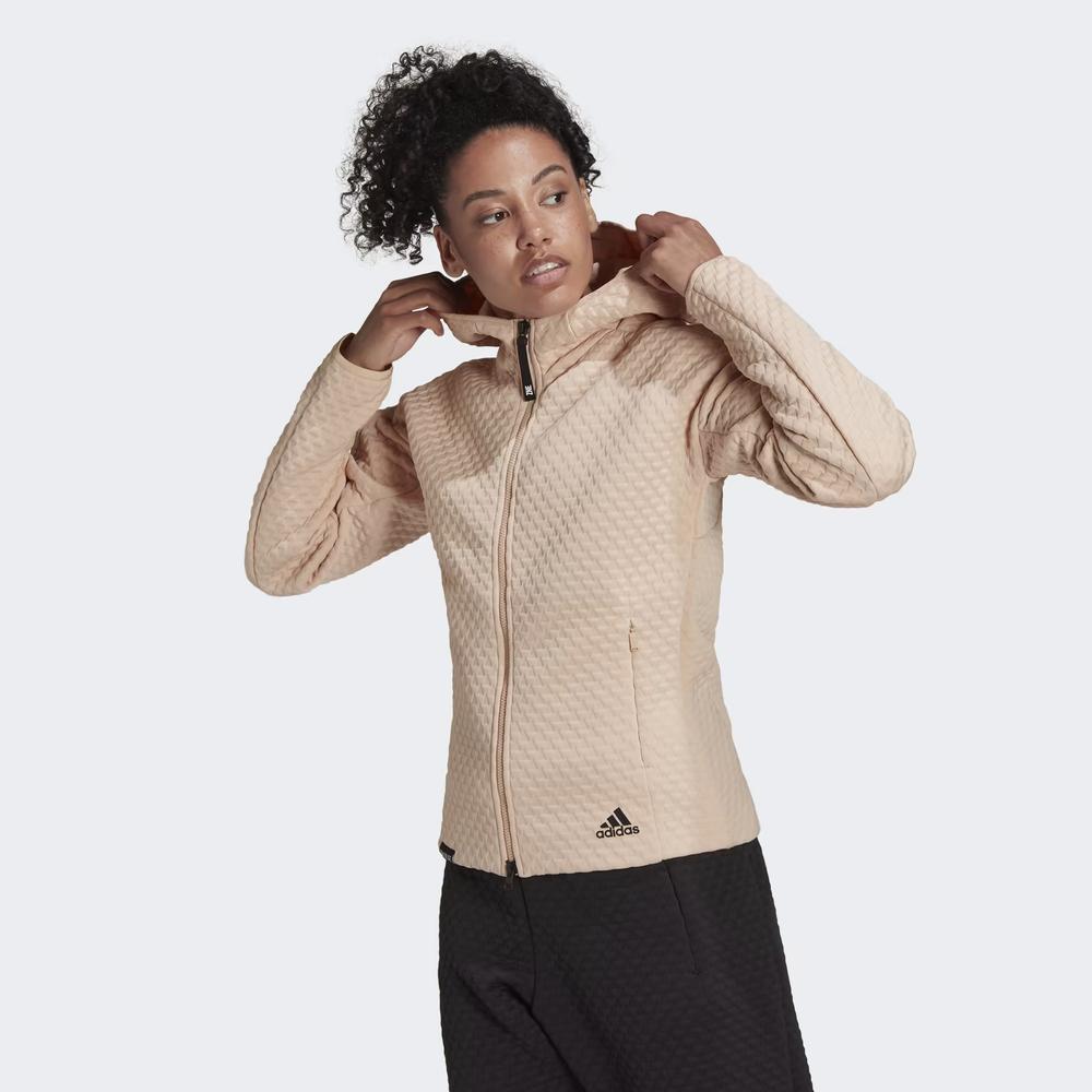 Bluza adidas Z.N.E. Sportswear Full-Zip Hoodie H42063 - różowa