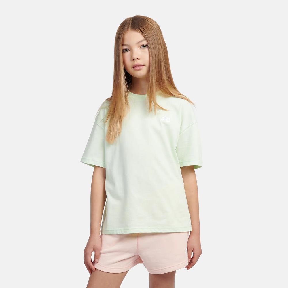 Koszulka dziecięca New Balance LAKG0001MEW - miętowa