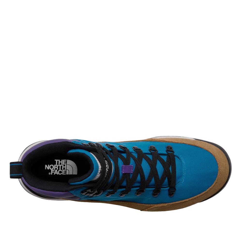 Buty męskie The North Face Back To Berkeley IV Textile Lifestyle 0A8177DDO1 - niebiesko -brązowe