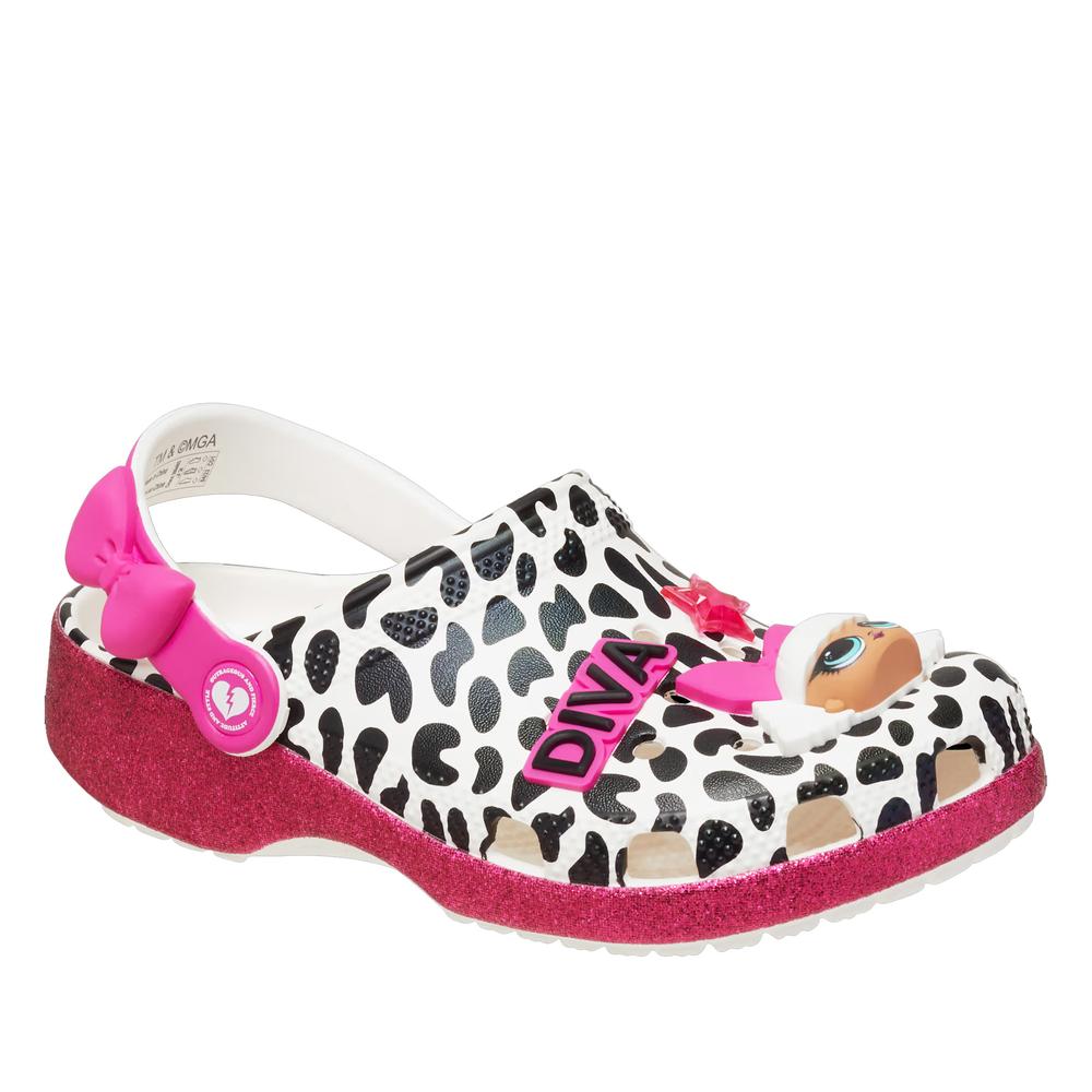 Klapki Crocs Kid's L.O.L. Surprise Diva Classic Clog 209465-100 - multikolor