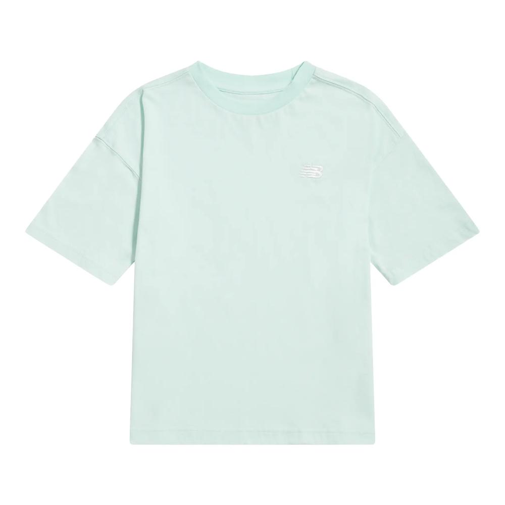 Koszulka dziecięca New Balance LAKG0001COJ - miętowa