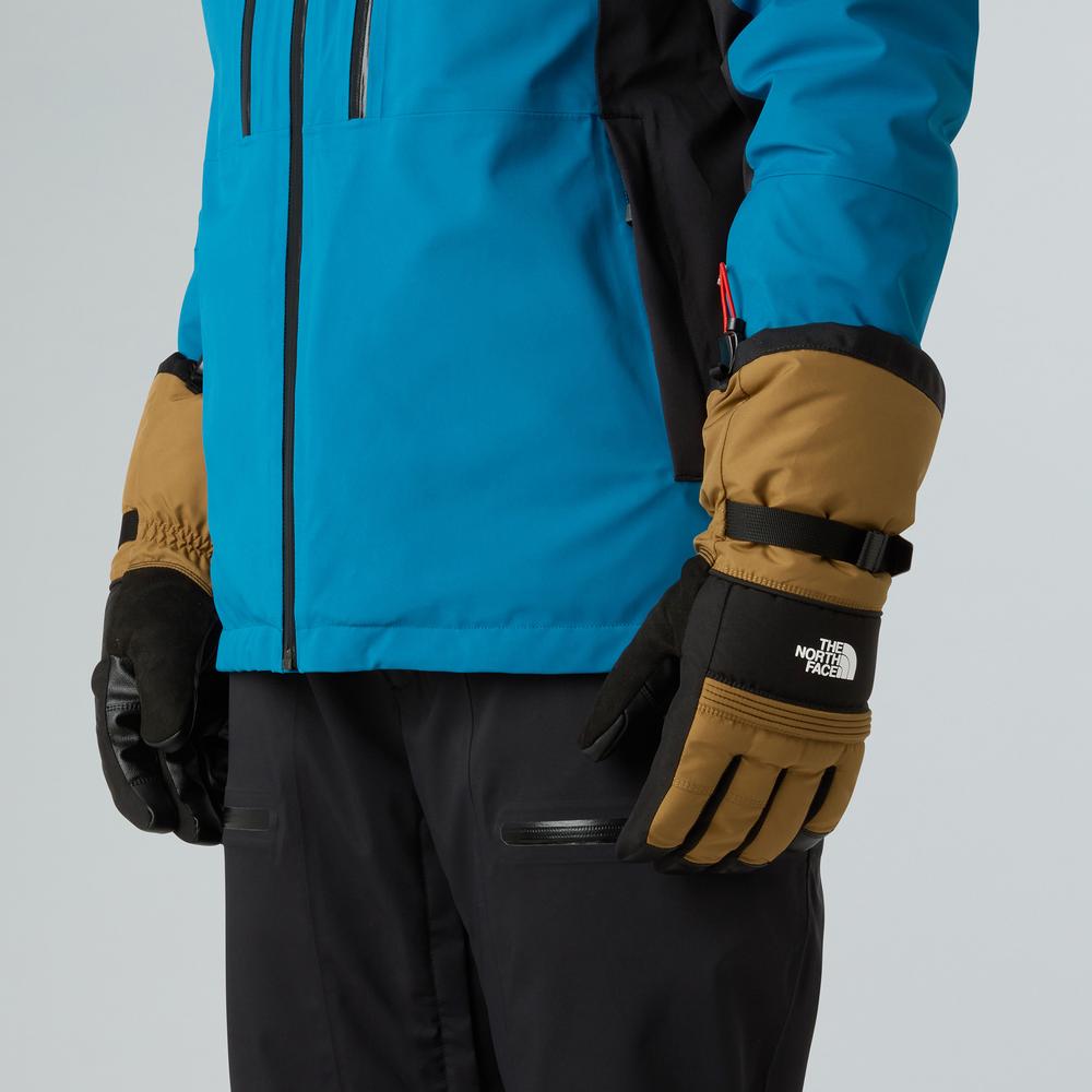 Rękawiczki męskie The North Face Montana 0A89QG1731 - brązowe