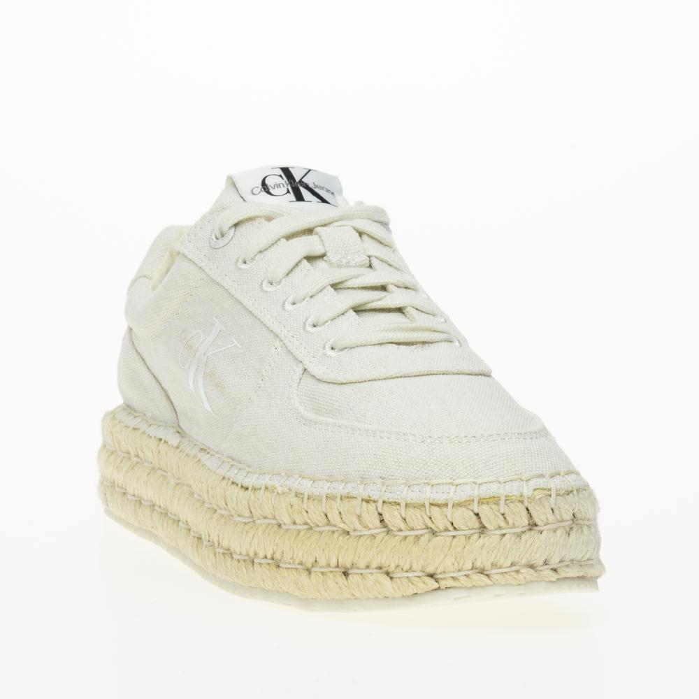 Buty Calvin Klein Espadrille Sneakers CS BTW YW0YW01437-0F9 - beżowe