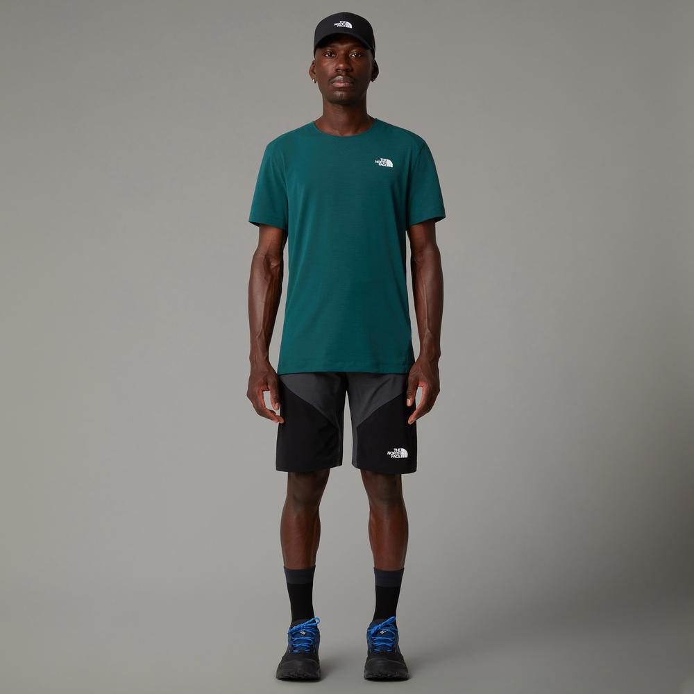Koszulka męska The North Face Lightning Alpine 0A87H76GI1 - zielona